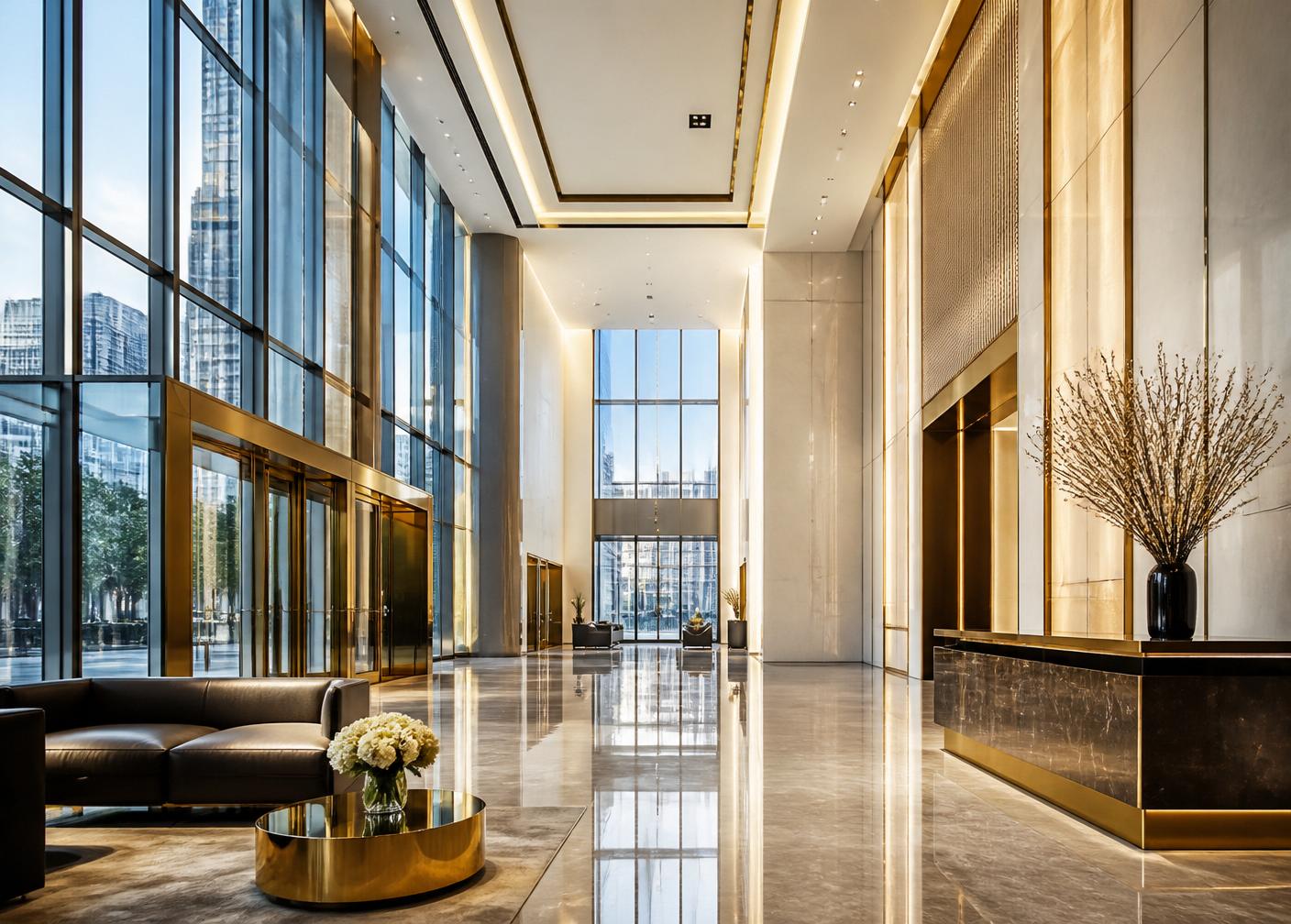 Commercial luxury lobby